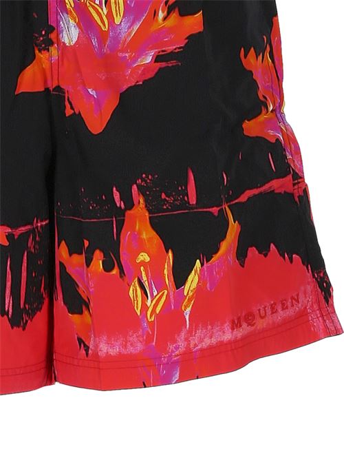 Graphic Print Shorts ALEXANDER MCQUEEN | 8168324419Q1074